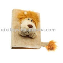 moldura de leão recheado, pelúcia animal brinquedo imagem ablum